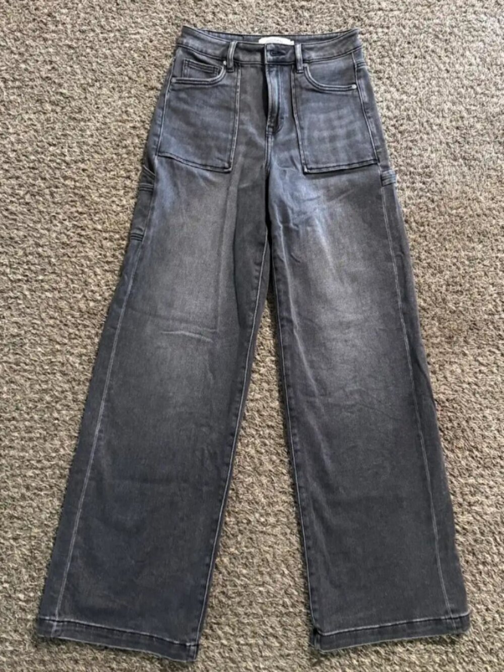 HIDDEN Nori Wide Leg Carpenter Stretch Jean